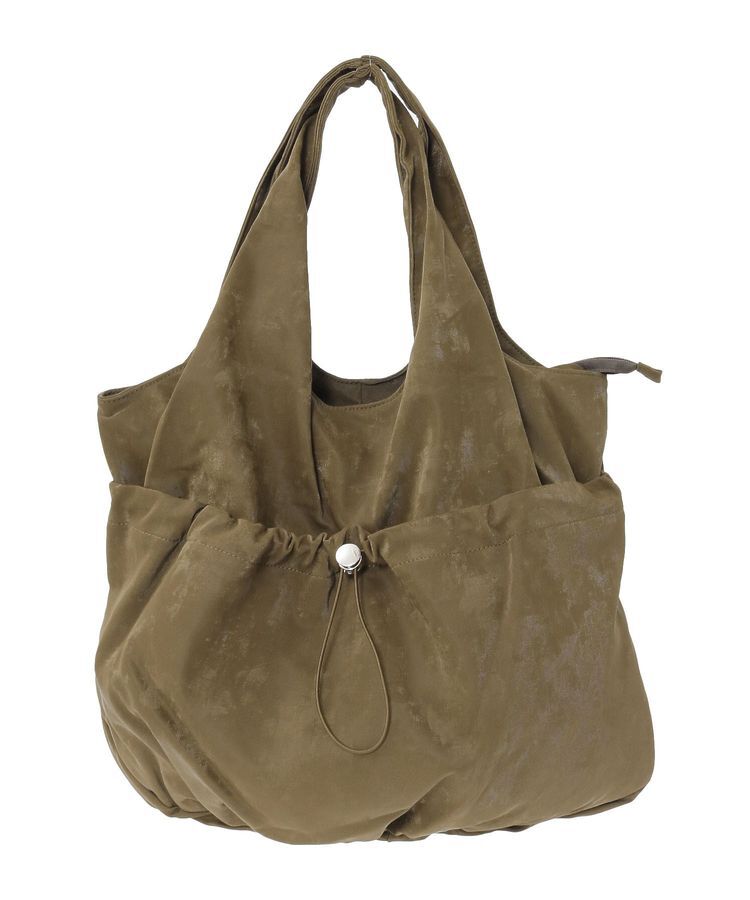 armonia「andmikka.合皮ドロストバルーンバック」|トートバッグ|