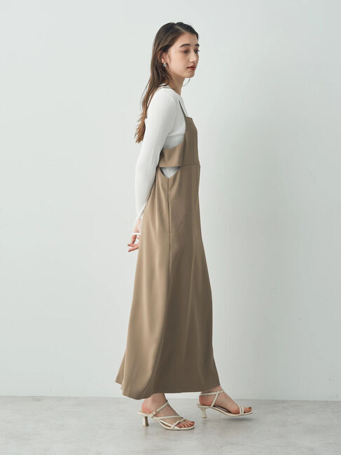 YECCA VECCA「サイドカットアウトキャミワンピース」|ワンピース|