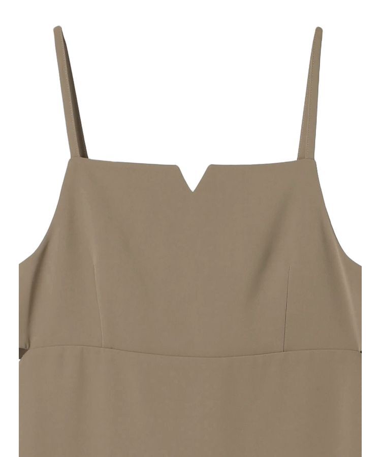 YECCA VECCA「サイドカットアウトキャミワンピース」|ワンピース|