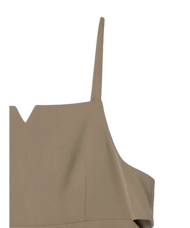 YECCA VECCA「サイドカットアウトキャミワンピース」|ワンピース|