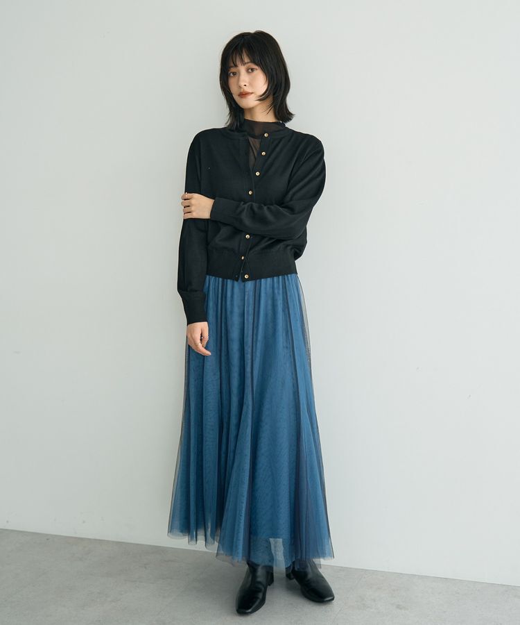 YECCA VECCA「レイヤードチュールマーメイドスカート」|スカート|
