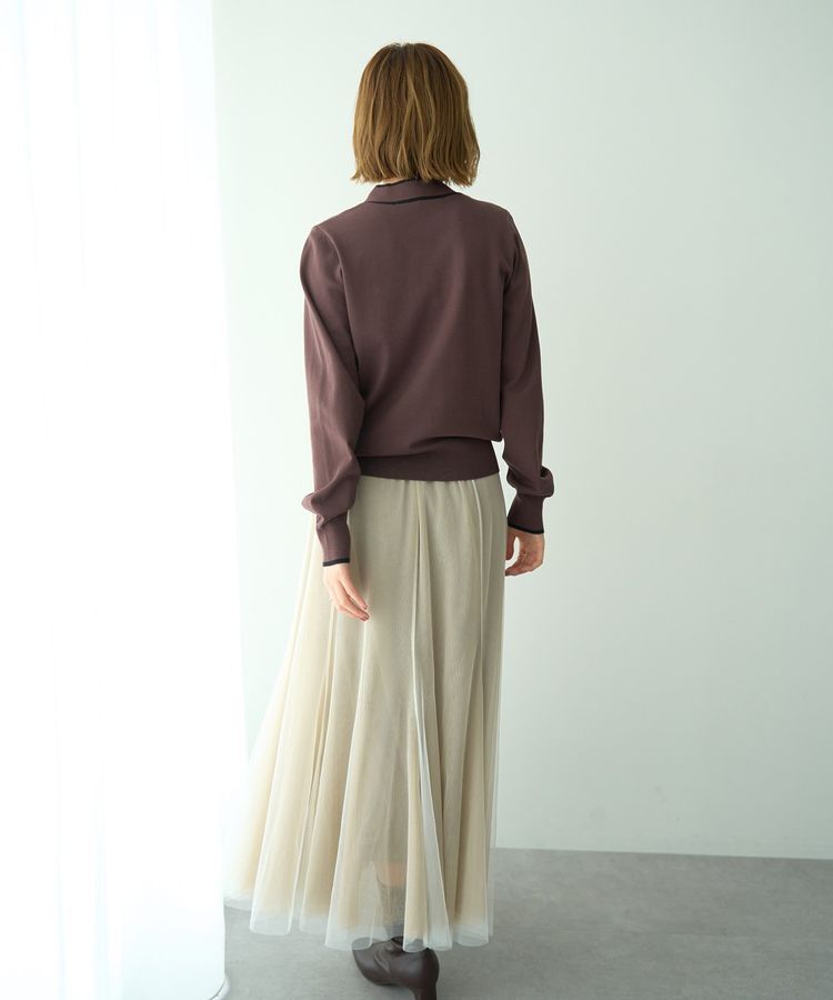 YECCA VECCA「レイヤードチュールマーメイドスカート」|スカート|