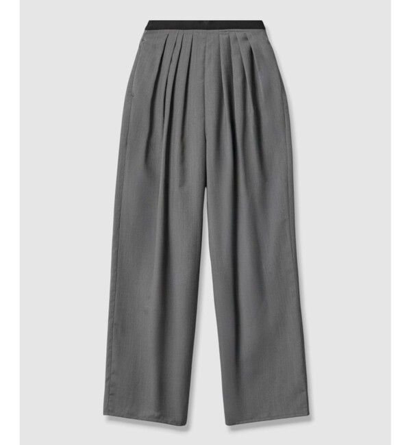 allureville「トリアセサイロタックパンツ」|スラックス|