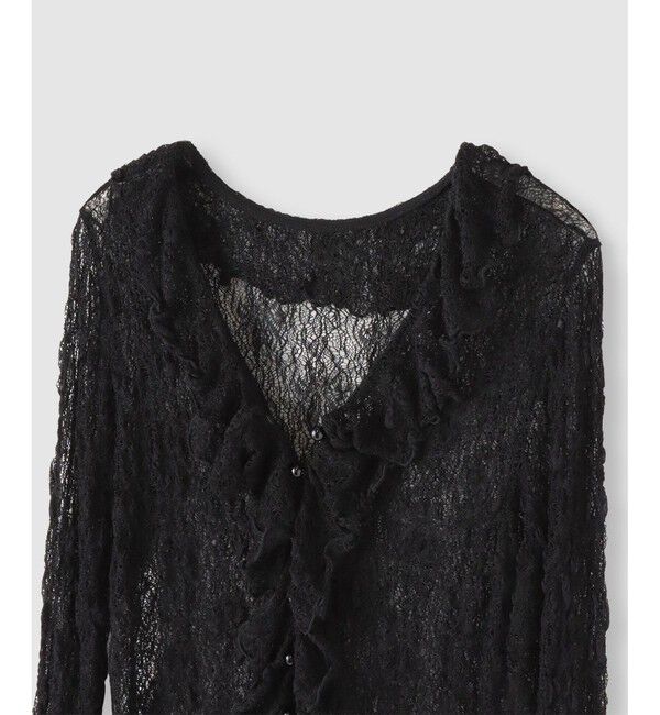 LOULOU WILLOUGHBY「【LOULOU WILLOUGHBY】レーシーカットプルオーバー」|Tシャツ・カットソー|