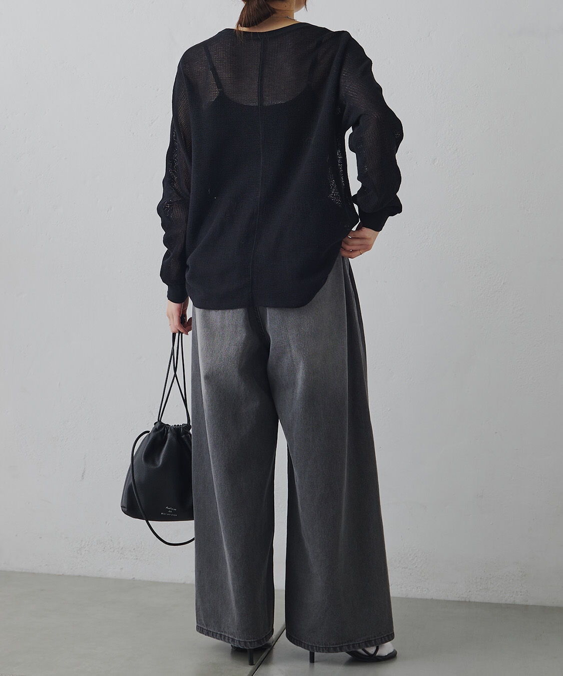  「ラッセルメッシュカットソー」|Tシャツ・カットソー|