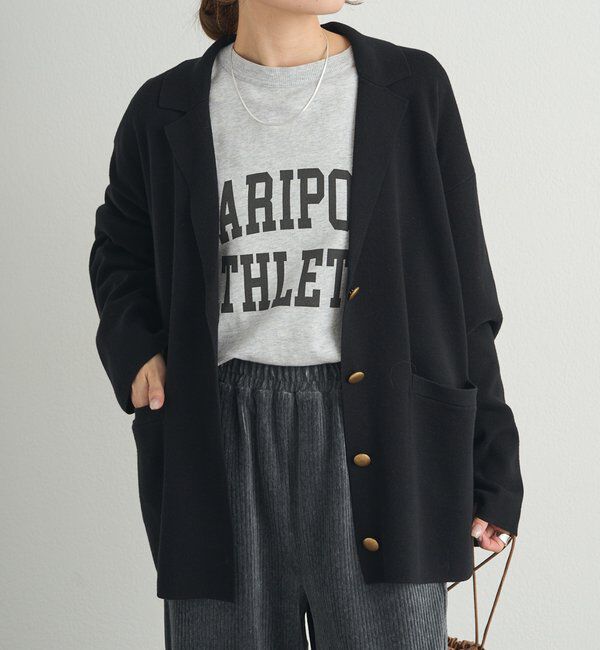  「【セットアップ対応】ニットテーラードジャケット」|テーラードジャケット|