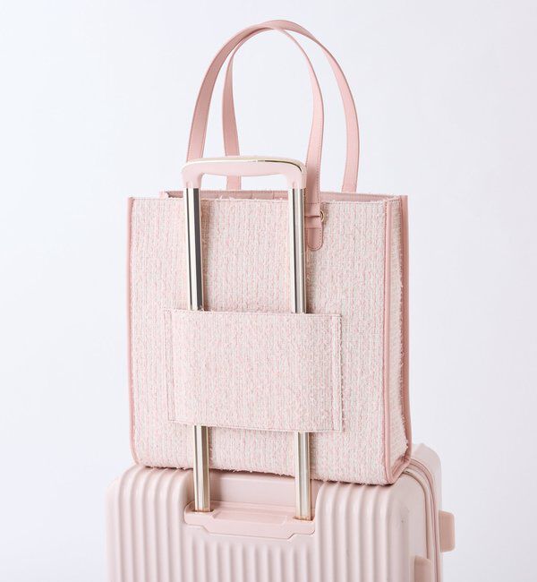  「【LouLoumei】／ハートチャーム付きトートバッグ／自立可能」|ショルダー・メッセンジャー|