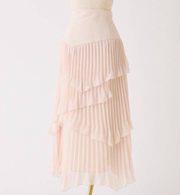  「プリーツティアードスカート」|スカート|