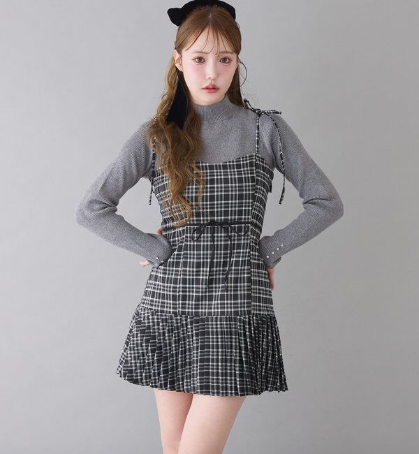  「袖ボタンプチハイニット」|ニット・セーター|