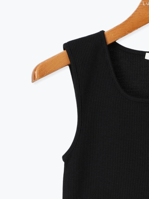 Lugnoncure「ワッフルスクエアタンクトップ」|タンクトップ|