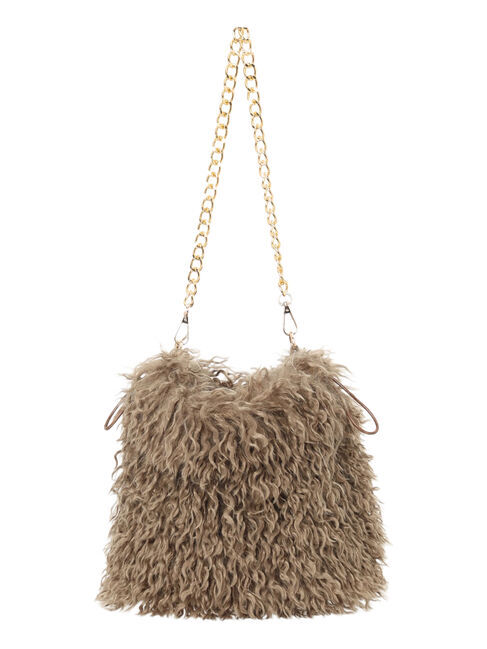 Te chichi「ボア&times;チェーンキンチャクBAG」|その他|