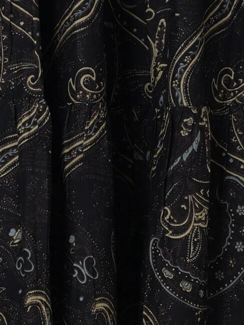 Lugnoncure「【INDIA made】無地/柄アソート切替ギャザースカート」|スカート|