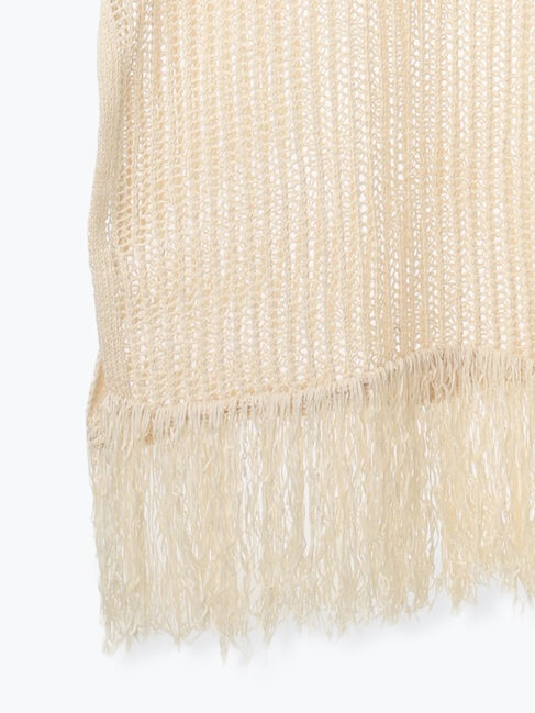 Te chichi「フリンジメッシュニットワンピース《2025Autumn catalog vol.2 item》」|ワンピース|