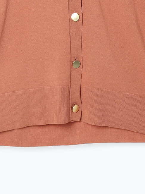 Te chichi TERRASSE「金釦Vネックリラックスカーディガン」|カーディガン|