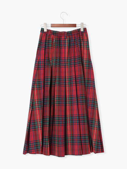 Te chichi「チェックアソートロングプリーツスカート」|スカート|