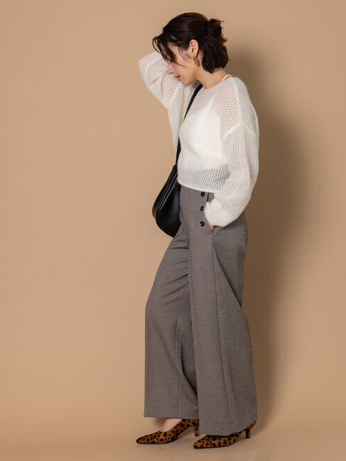 Te chichi「ツイードワイドパンツ（セットアップ可）《2025winter catalog item》」|その他|