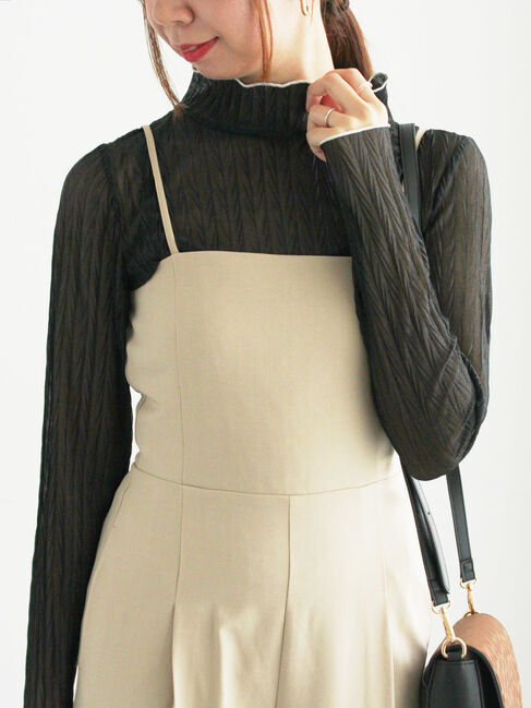 Te chichi「ランダムプリーツシアーインナー」|Tシャツ・カットソー|