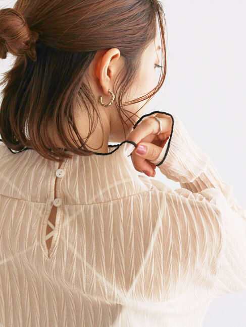 Te chichi「ランダムプリーツシアーインナー」|Tシャツ・カットソー|