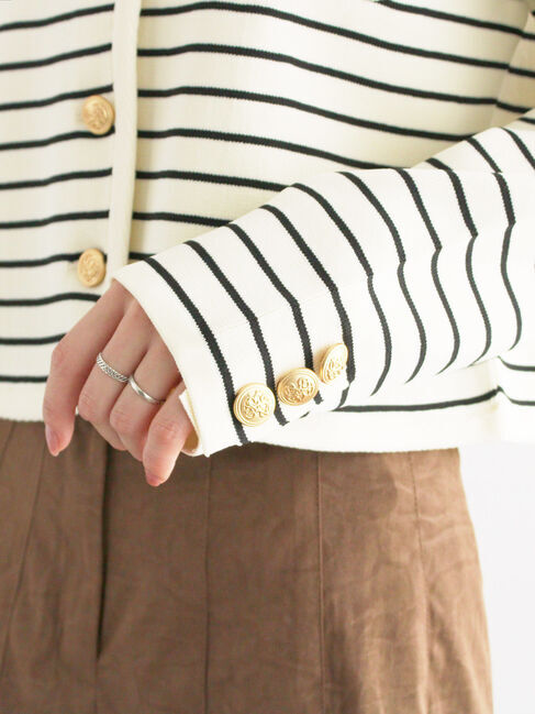 Te chichi「レタードポケットジャケットカーディガン」|カーディガン|