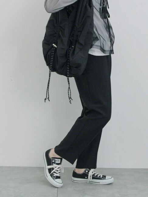 Samansa Mos2 blue「【イージーケア・吸水速乾】マルチスタイルテーパードパンツ」|その他|