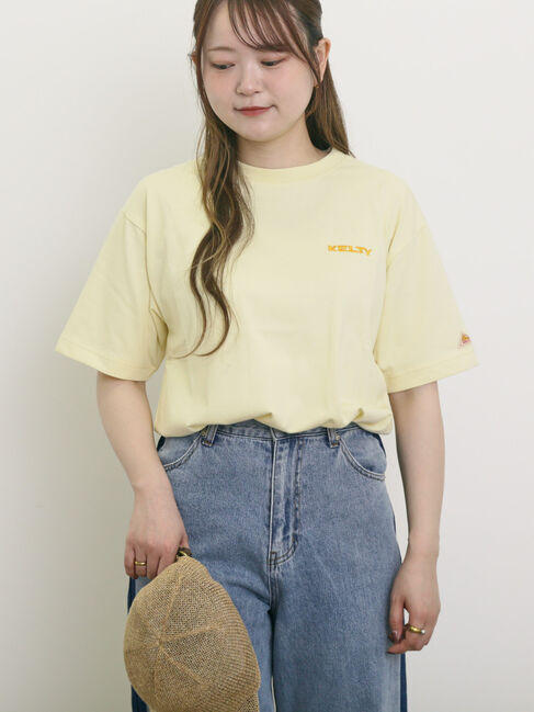 Samansa Mos2「【KELTY&times;Samansa Mos2】フラワープリントTシャツ」|Tシャツ・カットソー|
