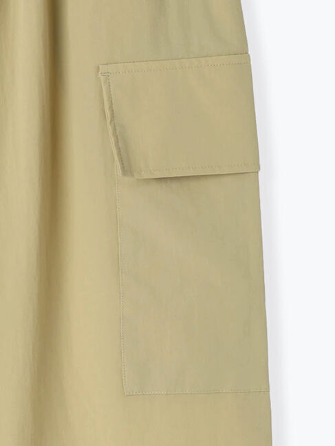 Samansa Mos2 blue「ナイロンカーゴスカート」|スカート|