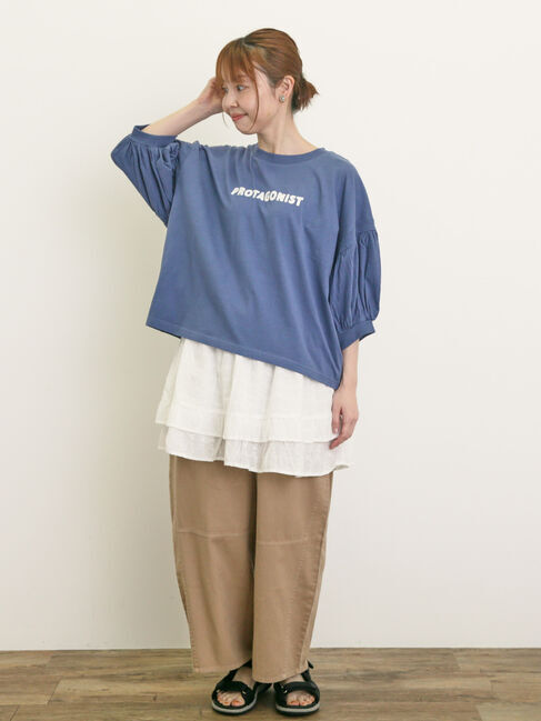 Samansa Mos2「製品染めバイオ加工切替パンツ」|その他|