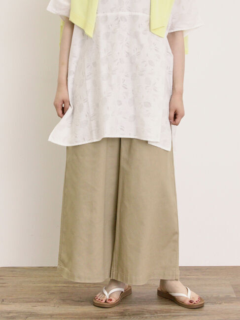 Samansa Mos2「【M/Lサイズ】ツイルストレートパンツ」|その他|