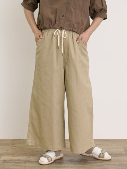 Samansa Mos2「【M/Lサイズ】ツイルストレートパンツ」|その他|