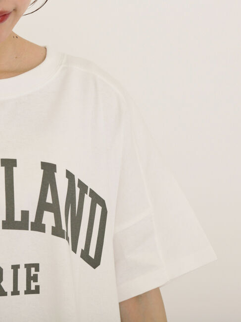 Samansa Mos2「ロゴアソートプリントゆるTシャツ」|Tシャツ・カットソー|