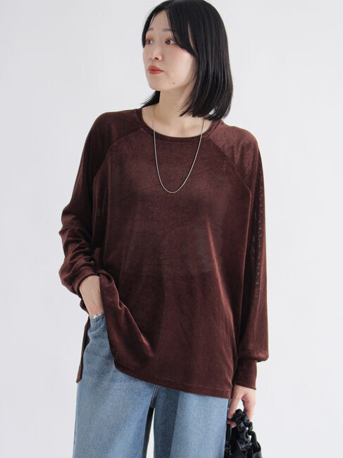 sm2rhythm「シアーベロアプルオーバー」|Tシャツ・カットソー|