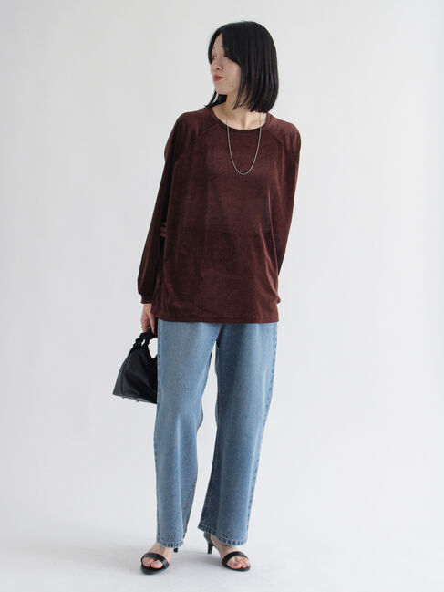 sm2rhythm「シアーベロアプルオーバー」|Tシャツ・カットソー|