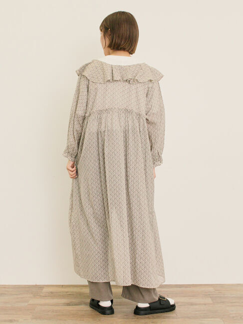 Samansa Mos2「【S/Mサイズ】柄アソート襟フリル2WAYワンピース」|ワンピース|