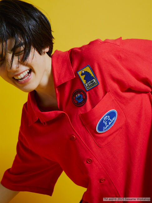 SM2「【SESAME STREET meets SM2】ワッペン付きボウリングシャツ」|シャツ・ブラウス|