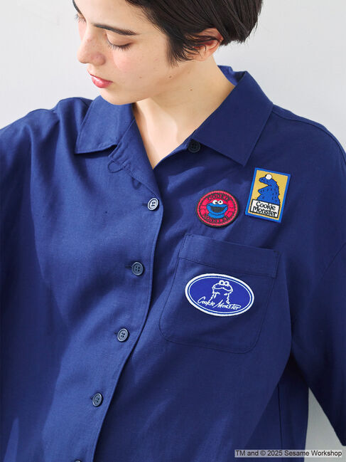 SM2「【SESAME STREET meets SM2】ワッペン付きボウリングシャツ」|シャツ・ブラウス|