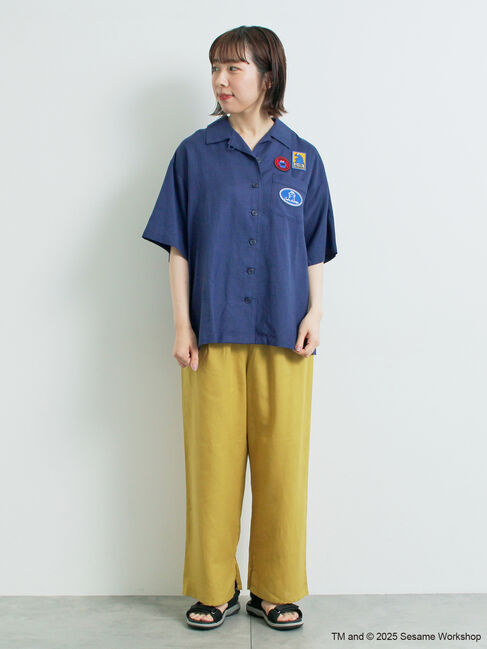 SM2「【SESAME STREET meets SM2】ワッペン付きボウリングシャツ」|シャツ・ブラウス|