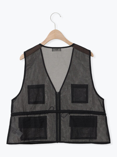 SM2「シアーナイロンジップベスト」|ダウンベスト・ベスト|