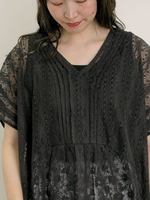 Samansa Mos2「2WAYレースベスト」|ダウンベスト・ベスト|