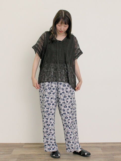 Samansa Mos2「2WAYレースベスト」|ダウンベスト・ベスト|