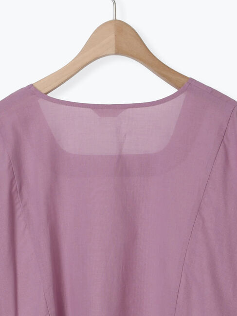 Samansa Mos2「◎裾スカラップブラウス」|シャツ・ブラウス|