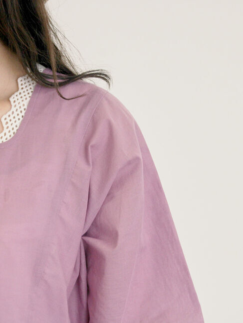 Samansa Mos2「◎裾スカラップブラウス」|シャツ・ブラウス|