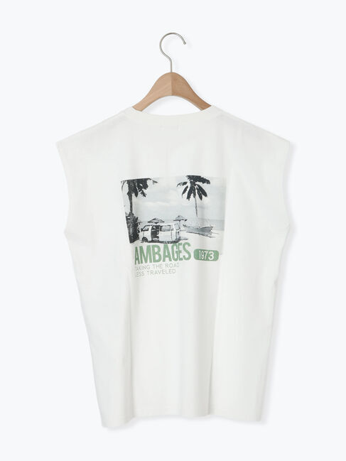 SM2「転写バックプリントノースリーブ」|Tシャツ・カットソー|