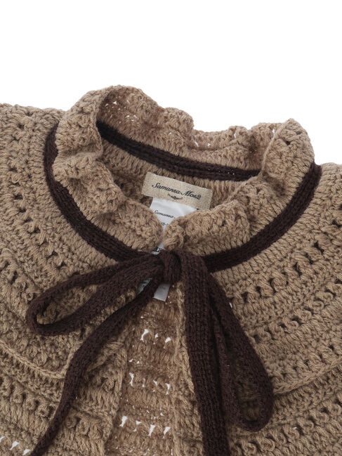 Samansa Mos2「ニットティアード付け襟」|その他|