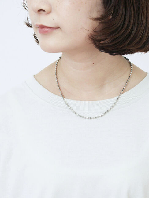 Samansa Mos2 blue「袖ボリュームTシャツ」|Tシャツ・カットソー|