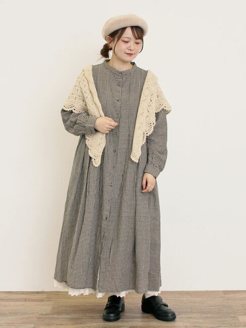 Samansa Mos2「トライアングルニットストール」|その他|