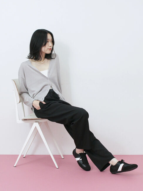 Samansa Mos2 blue「ダブルウエストアソートイージーパンツ」|その他|