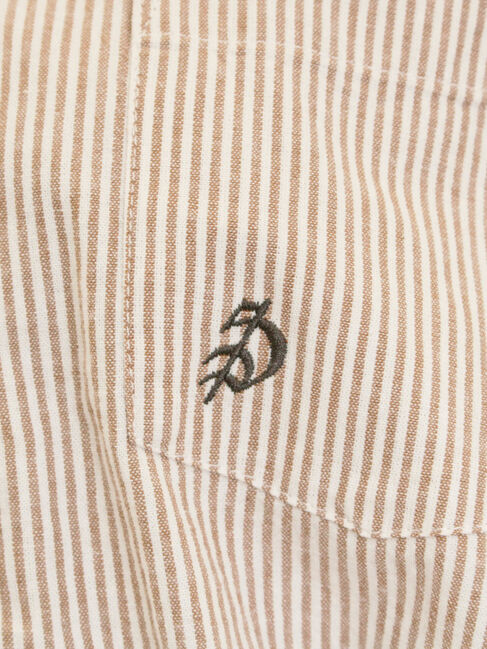 Samansa Mos2「ワンポイントロゴ刺繍シャツ」|シャツ・ブラウス|