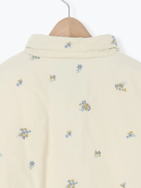 Samansa Mos2「小花総刺繍中綿ジャケット」|その他|