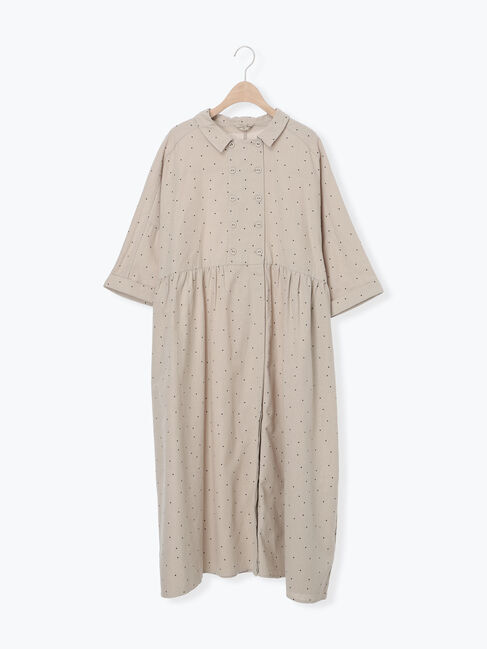 Samansa Mos2「【S/Mサイズ】ドルマンスリーブギャザーワンピース」|ワンピース|