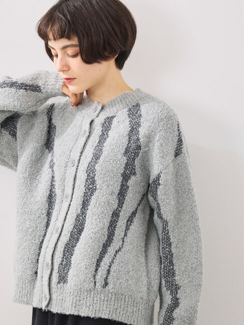 SM2「前後2wayジャカード柄ニット」|ニット・セーター|グレー